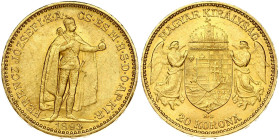 Hungary 20 Korona 1893 KB
