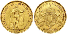 Hungary 10 Korona 1904 KB