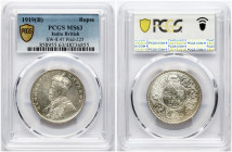 India British Rupee 1919 (B) PCGS MS 63