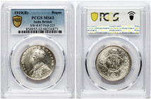 India British Rupee 1919 (B) PCGS MS 63
