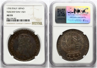 Italy Tuscany Francescone 1793 NGC AU 55