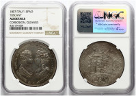 Italy Tuscany Francescone 1807 NGC AU DETAILS
