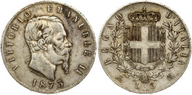 Italy 5 Lire 1873 M BN