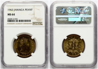 Jamaica Penny 1962 NGC MS 64