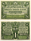 Latvia 1 Rublis 1919