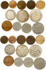 Latvia 1 Santims - 2 Lati 1922-1932 Lot of 12 coins