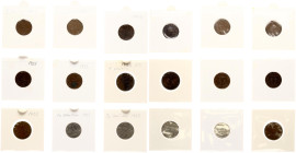 Latvia 2 - 20 Santimu  1922-1932 Lot of 9 coins