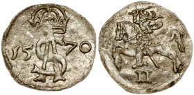 Lithuania Dwudenar 1570 Vilnius