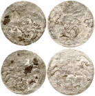 Lithuania Dwudenar 1620-1621 Vilnius Lot of 2 coins