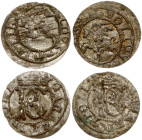 Lithuania Szelag 1652 Vilnius Lot of 2 coins