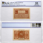 Lithuania 20 Centu 1922 PCGS 55 About Unc