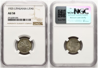 Lithuania 1 Litas 1925 NGC AU 58