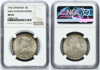 Lithuania 10 Litu 1936 Vytautas NGC MS 62