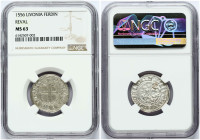 Livonia Ferding 1556 Reval NGC MS 63