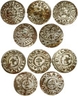 Livonia Swedish Solidus 1635-1638 Riga Lot of 5 coins