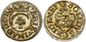 Livonia Swedish Solidus 1638 Riga Rare Type