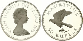 Mauritius 50 Rupees 1975 Mauritius Kestrel