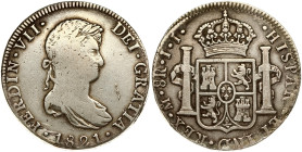 Mexico 8 Reales 1821 JJ