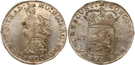 Netherlands Utrecht Silver Ducat 1757