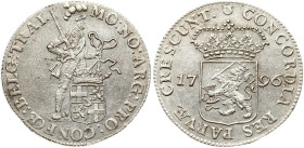 Netherlands Batavian Republic Utrecht Silver Ducat 1796