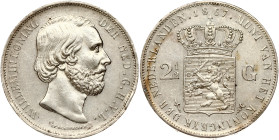 Netherlands 2½ Gulden 1867