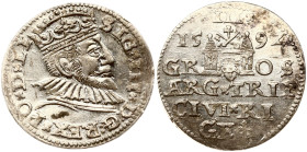 Poland Trojak 1592 Riga