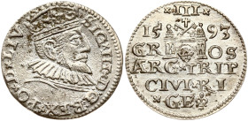Poland Trojak 1593 Riga