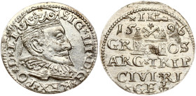 Poland Trojak 1596 Riga