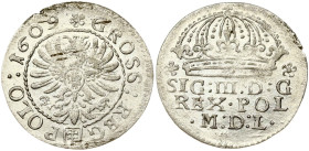 Poland Grosz 1609 Krakow