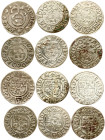 Poland Poltorak 1615-1623 Lot of 6 coins