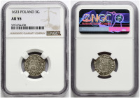 Poland Poltorak 1623 Bydgoszcz NGC AU 55