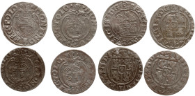 Poland Poltorak 1625 Bydgoszcz Lot of 4 coins