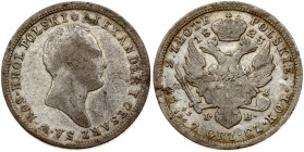 Poland 2 Zlote 1823 IB
