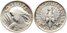 Poland 2 Zlote 1924 Paris