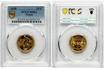 Poland Danzig 25 Gulden 1930 PCGS MS 64