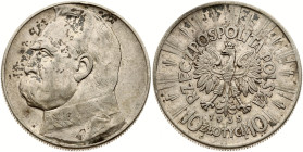 Poland 10 Zlotych 1935 Pilsudski