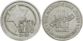 Poland 10 Mark 1943 Lodz Ghetto