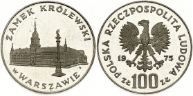 Poland 100 Zlotych 1975 MW Royal Castle in Warsaw
