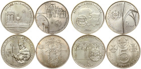 Portugal 5 Euro (2004-2005) Commemorative issue Lot of 4 Coins