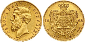 Romania 20 Lei 1883 B