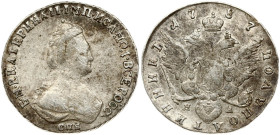 Russia Polupoltinnik 1787 СПБ-ЯА