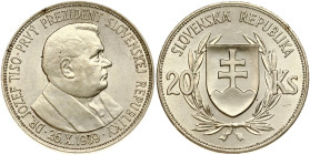 Slovakia 20 Korun 1939 Jozef Tiso