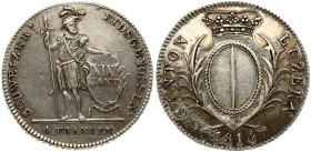 Switzerland Lucerne 4 Franken 1814