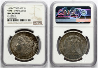 USA Morgan Dollar 1878 CC NGC UNC DETAILS