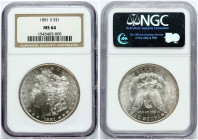 USA Morgan Dollar 1881 S NGC MS 64
