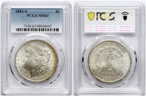USA Morgan Dollar 1882 S PCGS MS 63