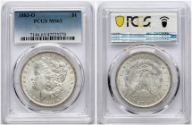 USA Morgan Dollar 1883 O PCGS MS 63