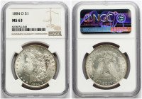 USA Morgan Dollar 1884 O NGC MS 63