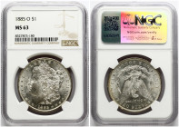 USA Morgan Dollar 1885 O NGC MS 63