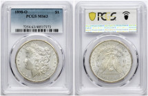 USA Morgan Dollar 1898 O NGC MS 63